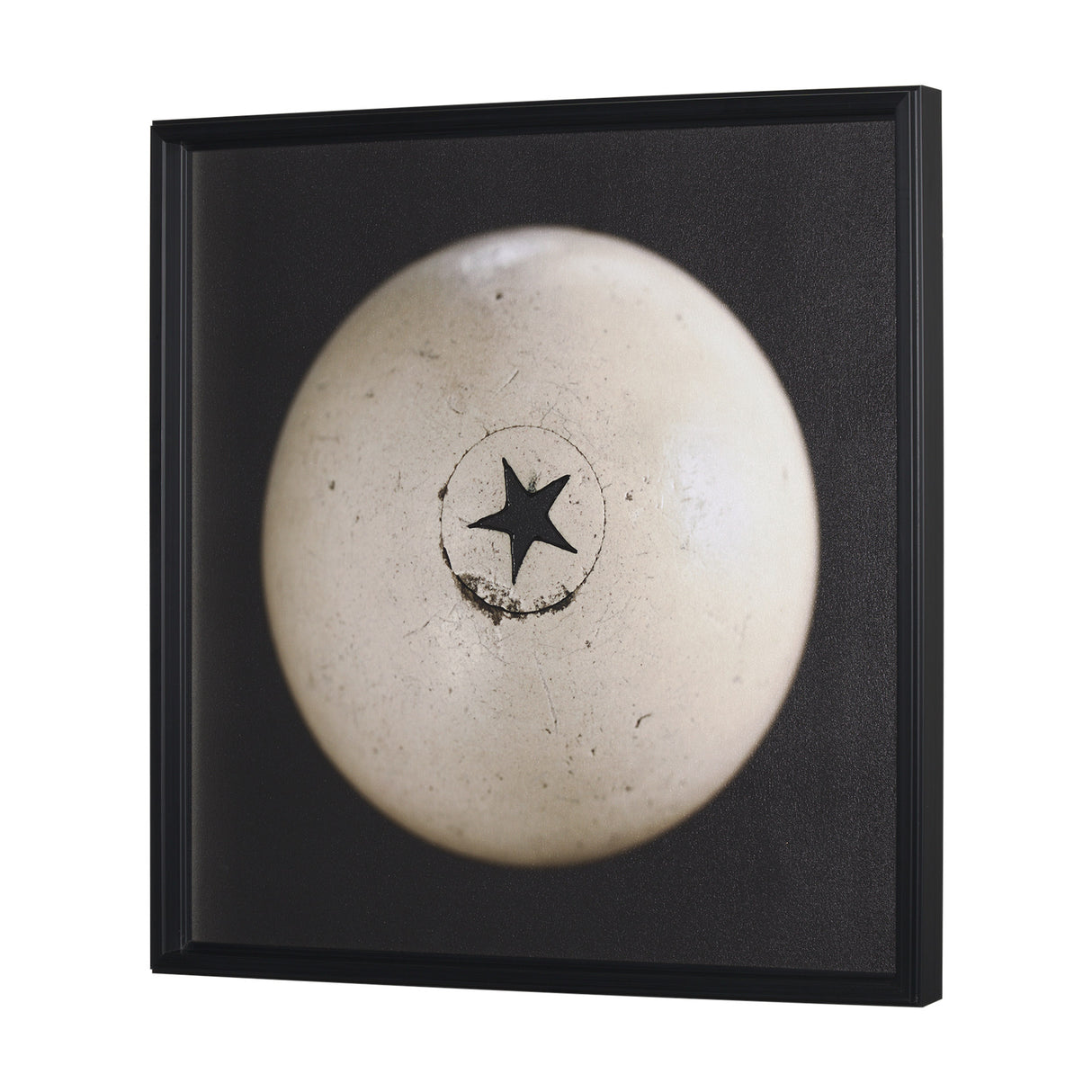 Billiard II Cue Ball by Chris Dunker a Hand Embelished Textured Framed Art Decograph Print from Mercana - Luna Furniture
