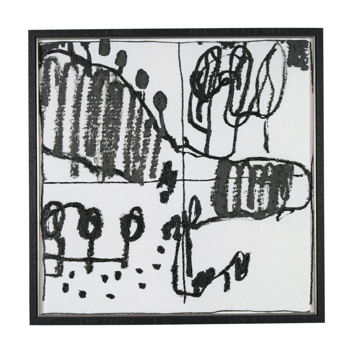 Lost Treasure Map VI by Mercana Studio a Hand Embellished Textured Framed Art Print from Mercana - Luna Furniture