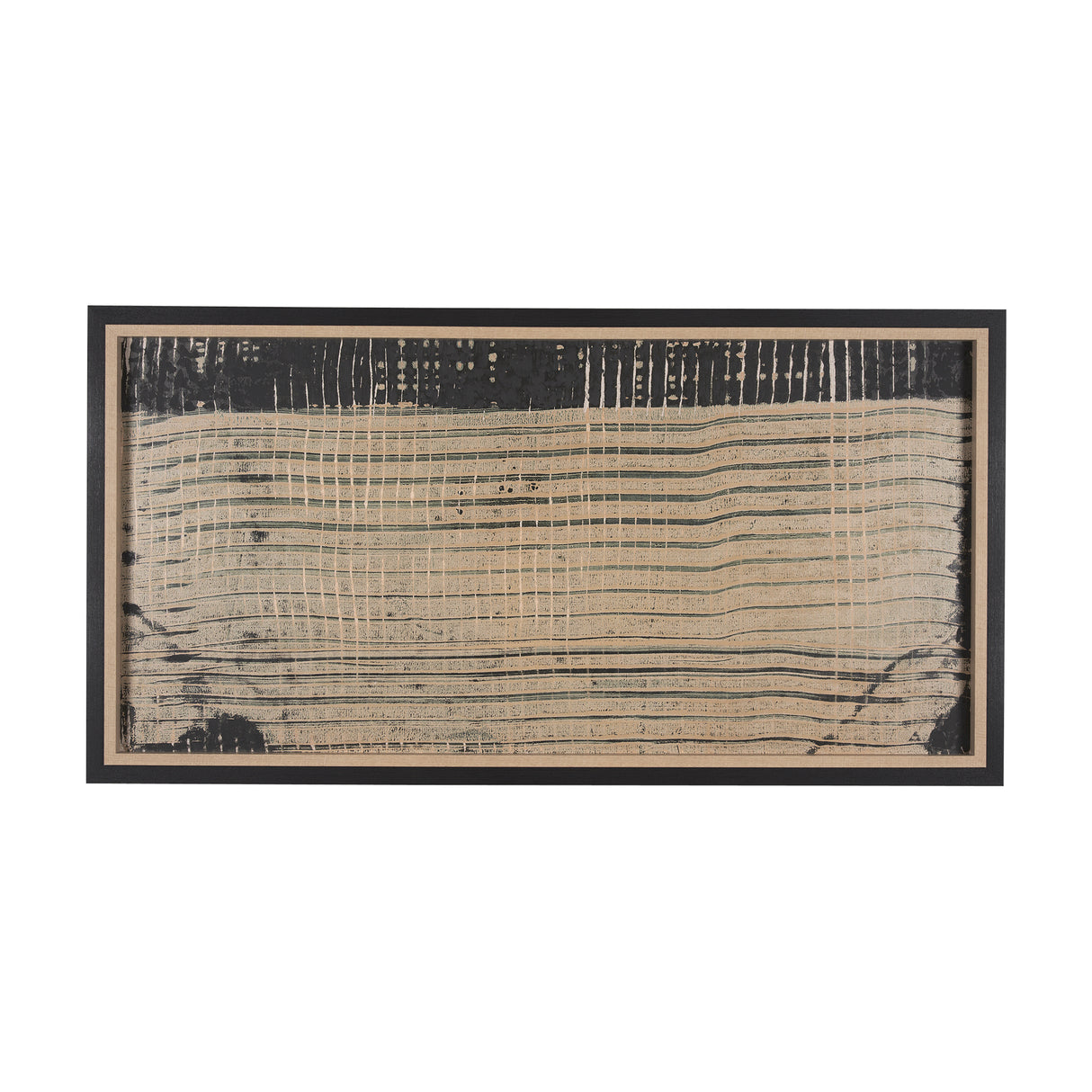 Vertical Horizons by Mercana Studio a Hand Embellished Textured Framed Art Print from Mercana - Luna Furniture