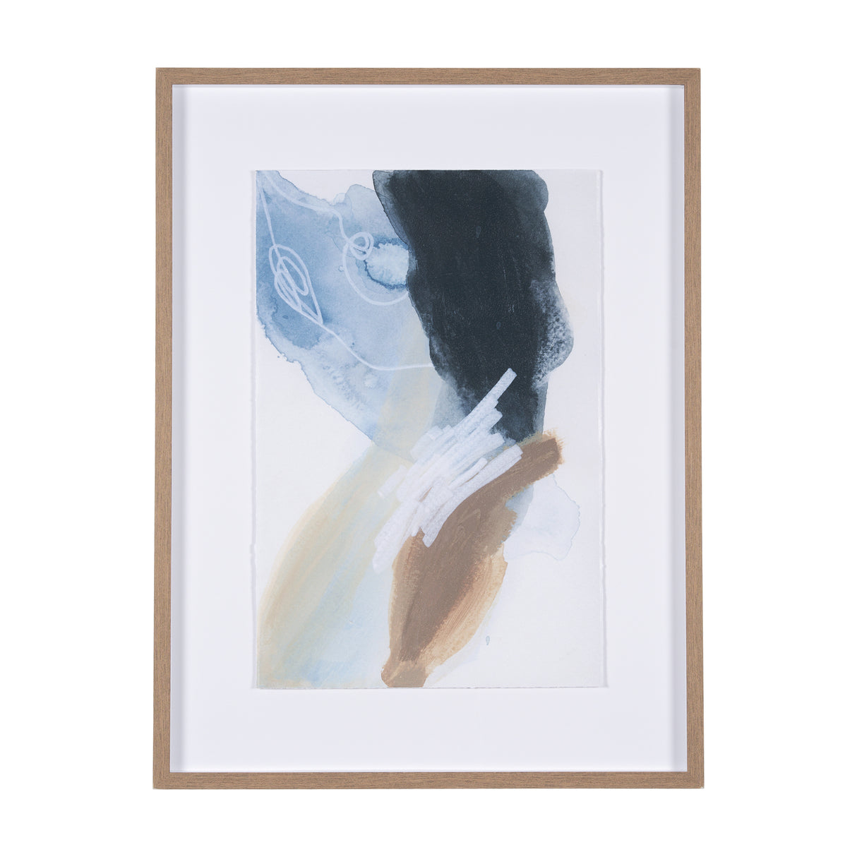 Darkness Leads to Light II by IrHavuka Hand Embellished Textured Framed Art Print Matted under Glass from Mercana - Luna Furniture