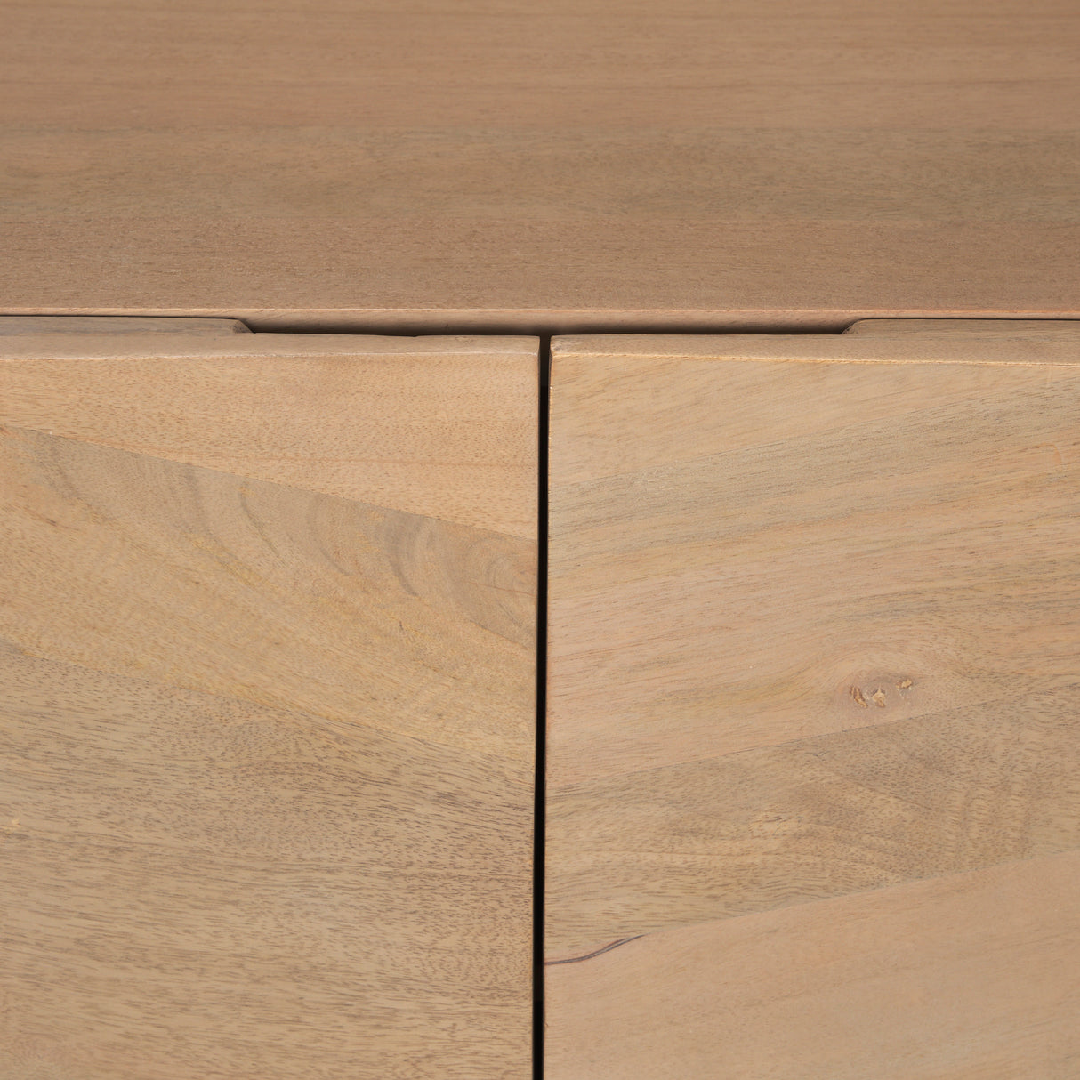 Darwin Light Brown Wooden 2 Door w/ 2 Shelves Accent Cabinet from Mercana - Luna Furniture