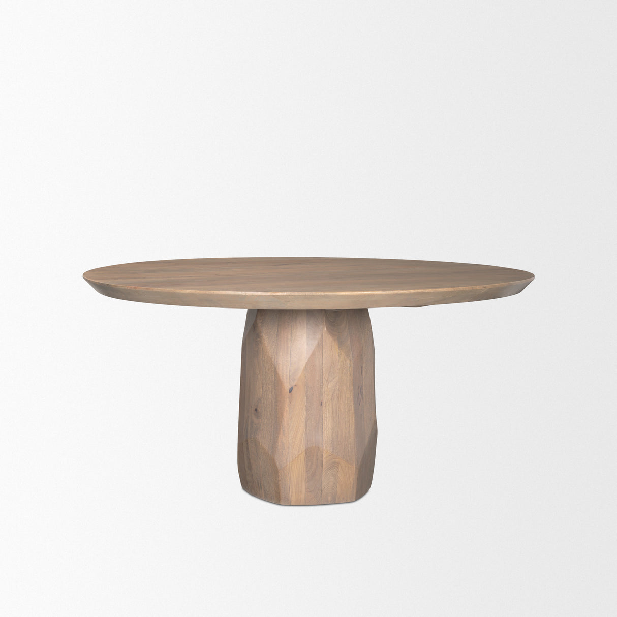 Fitzgerald 60" Light Brown Wood Dining Table from Mercana - Luna Furniture