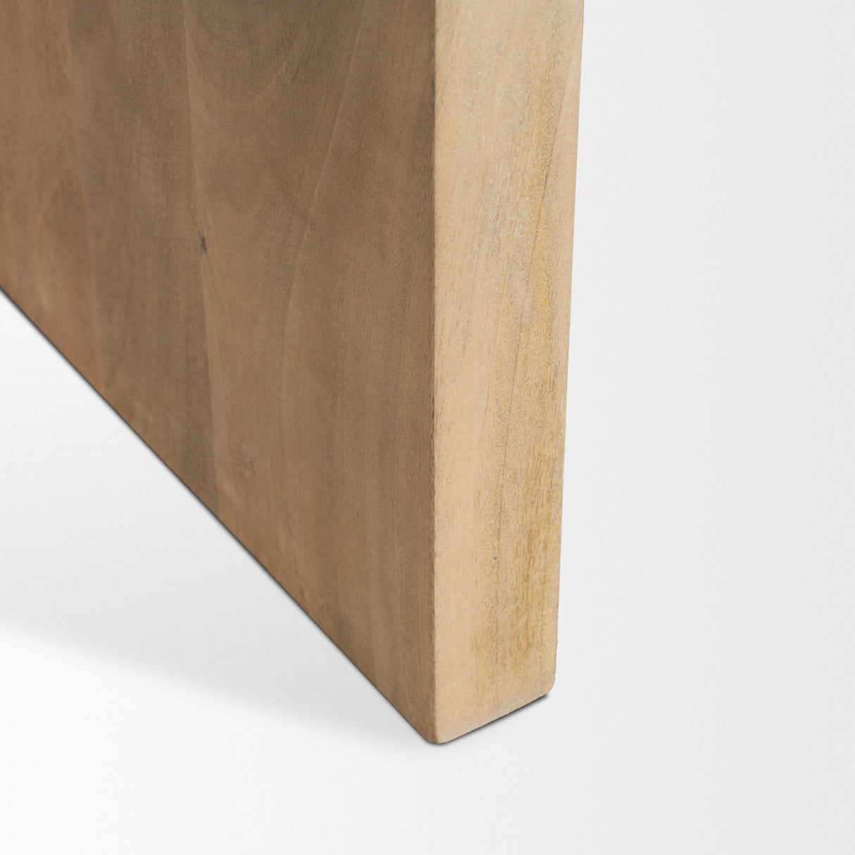Bianca Light Brown Wood w/ Round Marble Top Coffee Table from Mercana - Luna Furniture