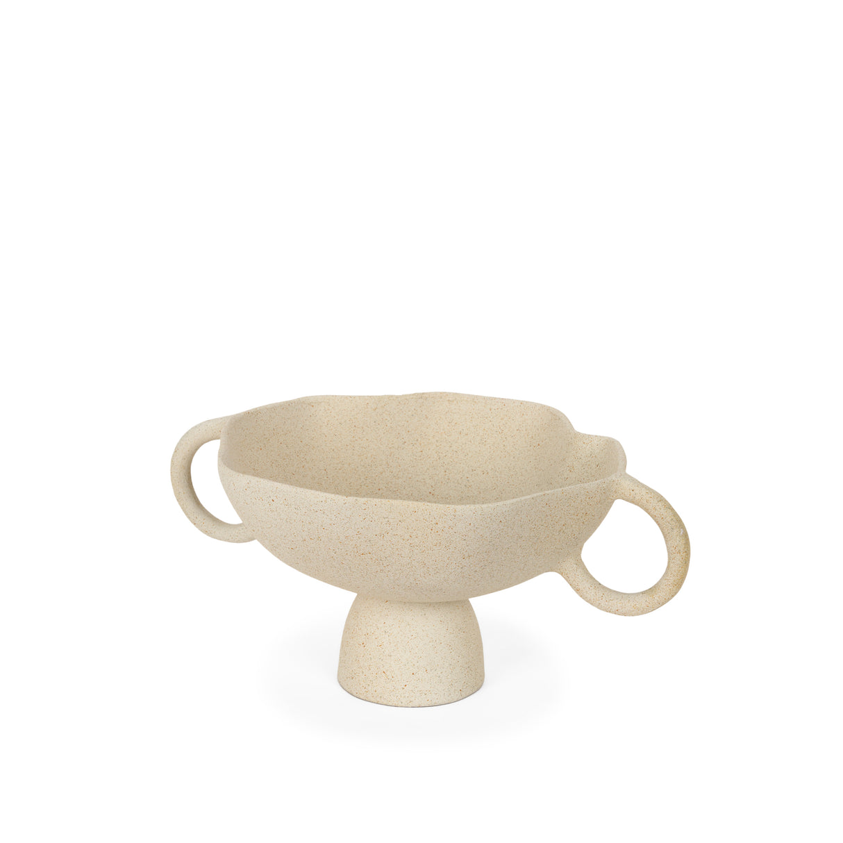 Radka Beige Textured Small Metal Decorative Bowl from Mercana - Luna Furniture