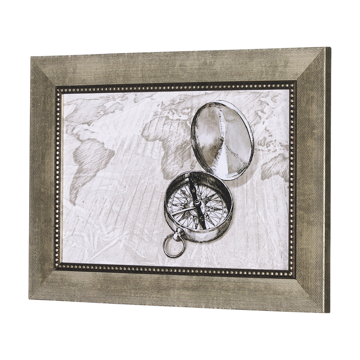 Adventure Map by Chad Mackay a Hand Embelished Textured Framed Art Print from Mercana - Luna Furniture
