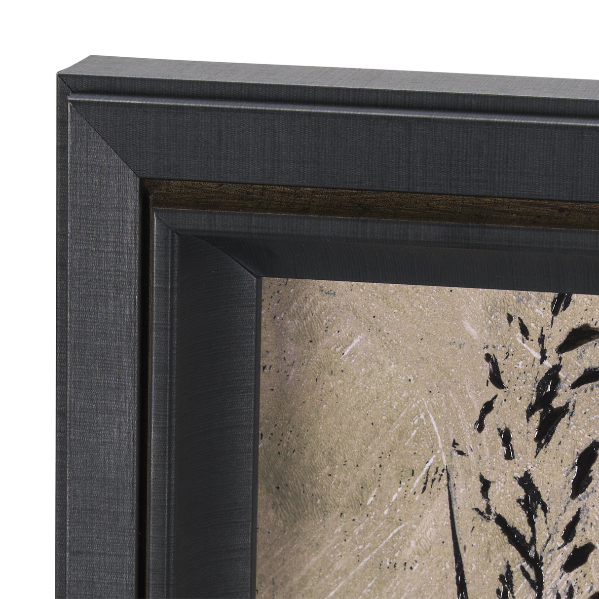 Etched Silouette I by Mercana Studio a Hand Embellished Textured Framed Art Print from Mercana - Luna Furniture