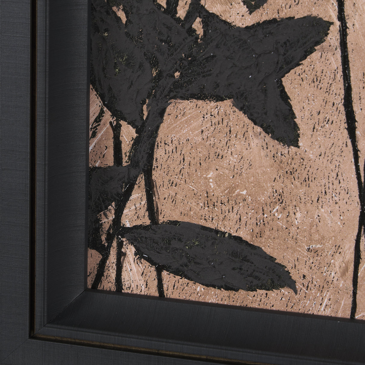 Etched Silouette III by Mercana Studio a Hand Embellished Textured Framed Art Print from Mercana - Luna Furniture