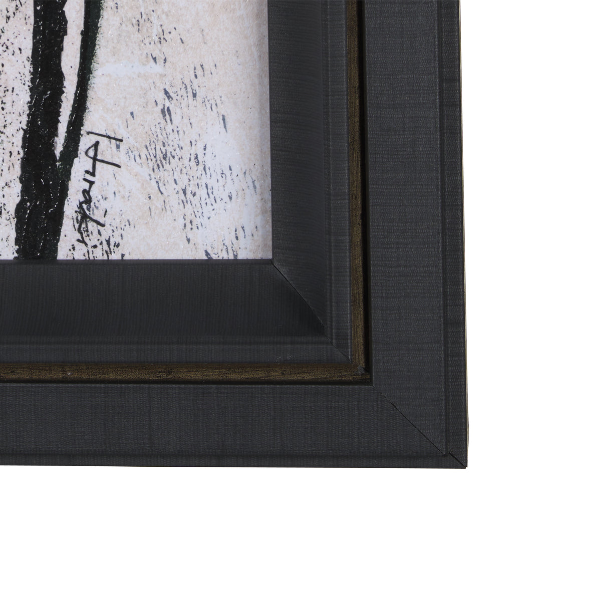 Etched Silouette IV by Mercana Studio a Hand Embellished Textured Framed Art Print from Mercana - Luna Furniture