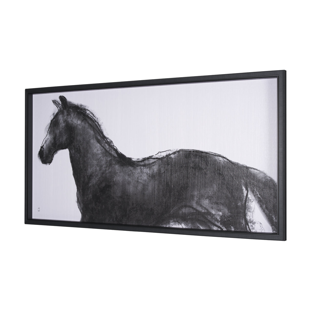 Equine Sketch 9 by Manny Woodart a Hand Embellished Textured Framed Art Print from Mercana - Luna Furniture