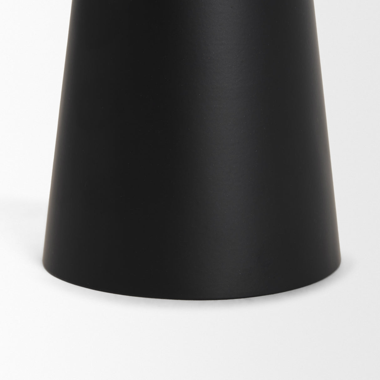 Quadir Medium Matte Black Metal Candle Holder from Mercana - Luna Furniture