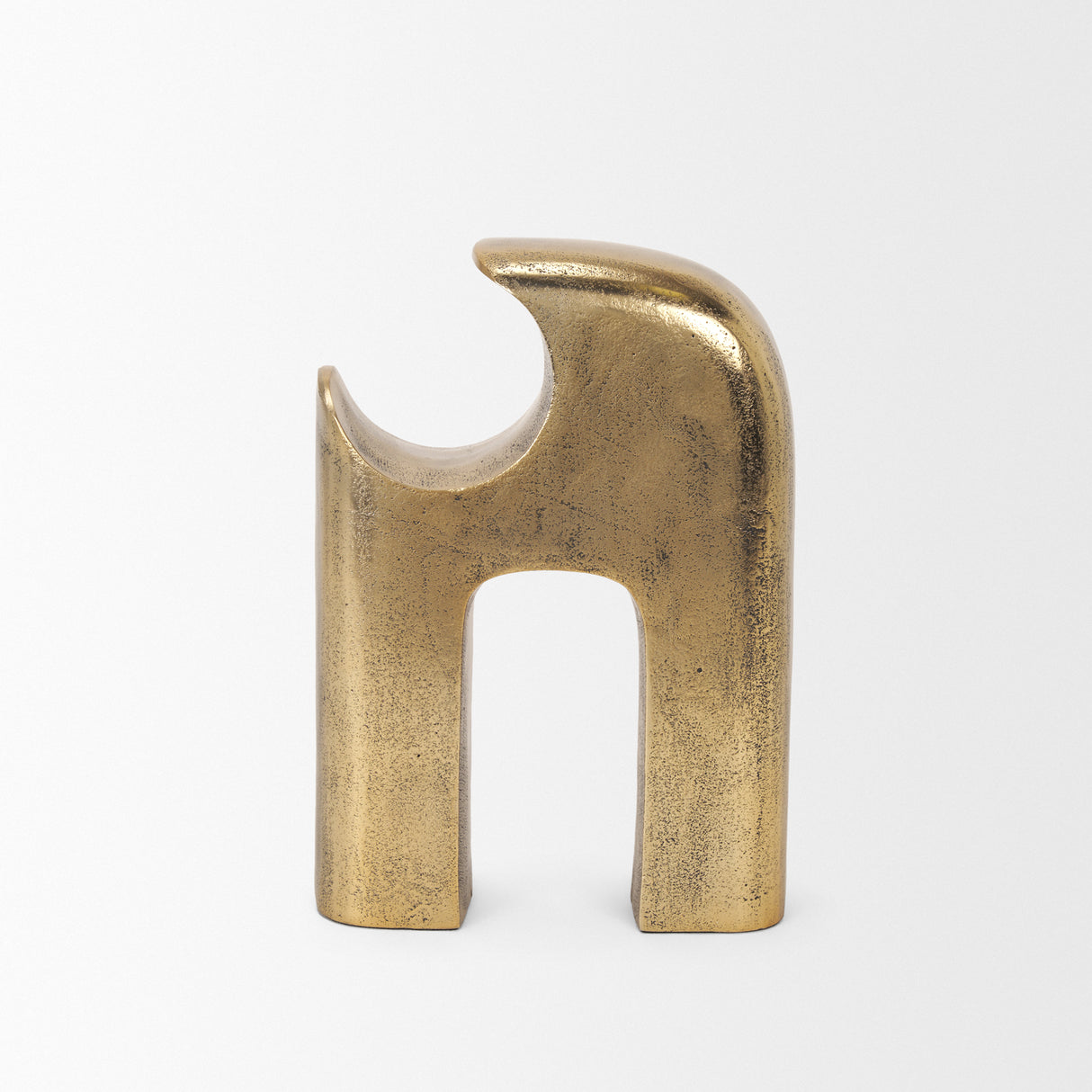 Renni Antiqued Brass Small Decorative Sculpture from Mercana - Luna Furniture