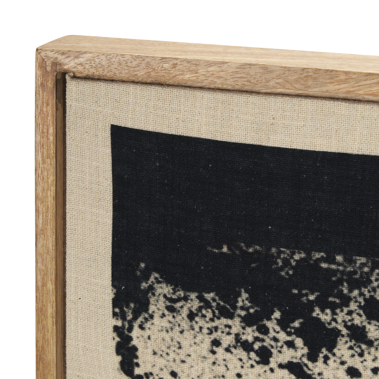 Revelin Large Fabric Collage Framed Linen Framed Wall Art from Mercana - Luna Furniture
