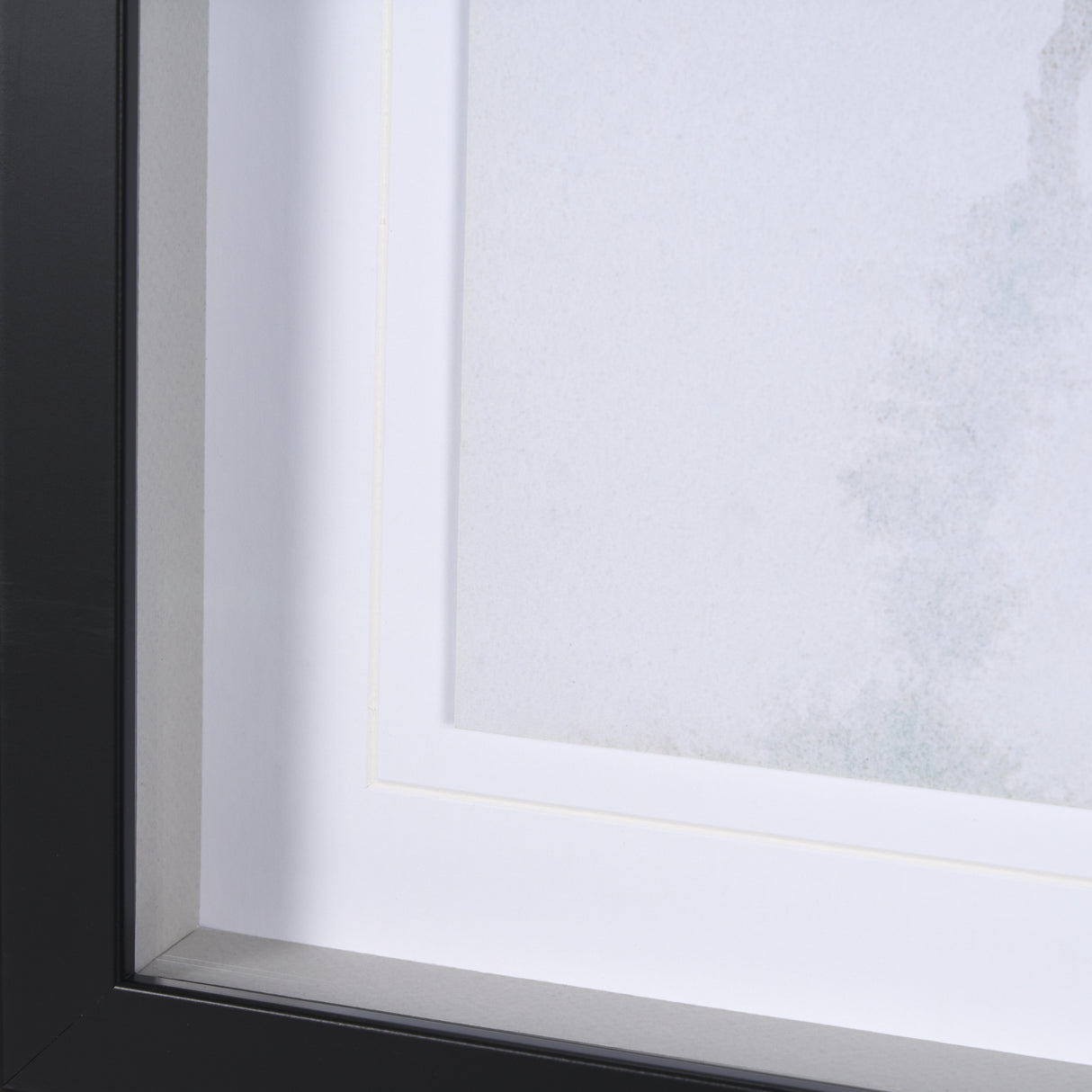 Clouding Mirror II by Panpan Zhang a Framed Art Print Matted under Glass from Mercana - Luna Furniture