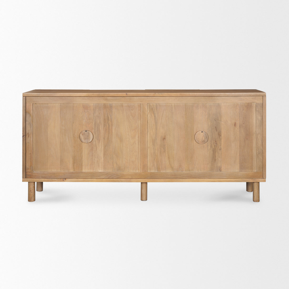 Heera Light Brown Diamond w/ Shelf Motif Sideboard from Mercana - Luna Furniture