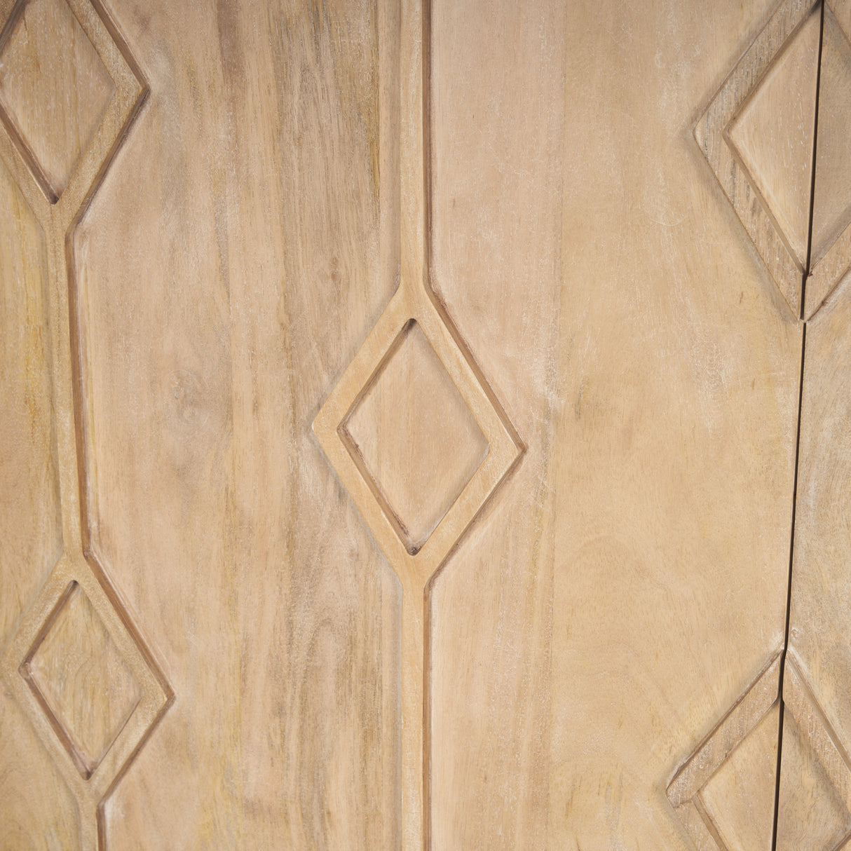 Heera Light Brown Diamond w/ Shelf Motif Sideboard from Mercana - Luna Furniture