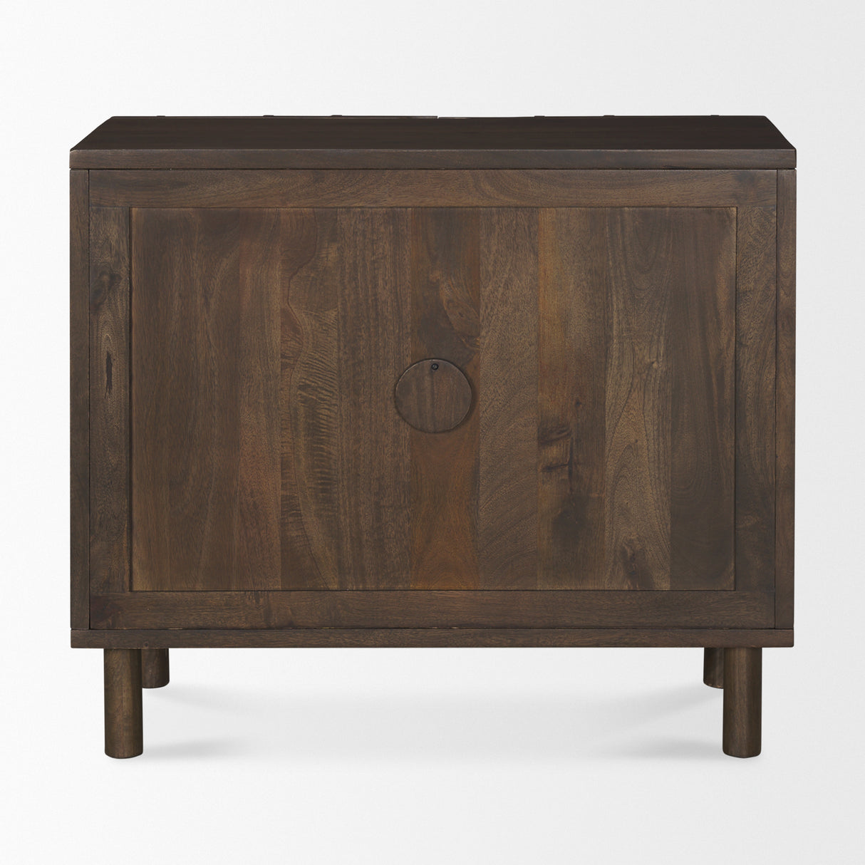 Heera Dark Brown Diamond Motif w/ Shelf Accent Cabinet from Mercana - Luna Furniture
