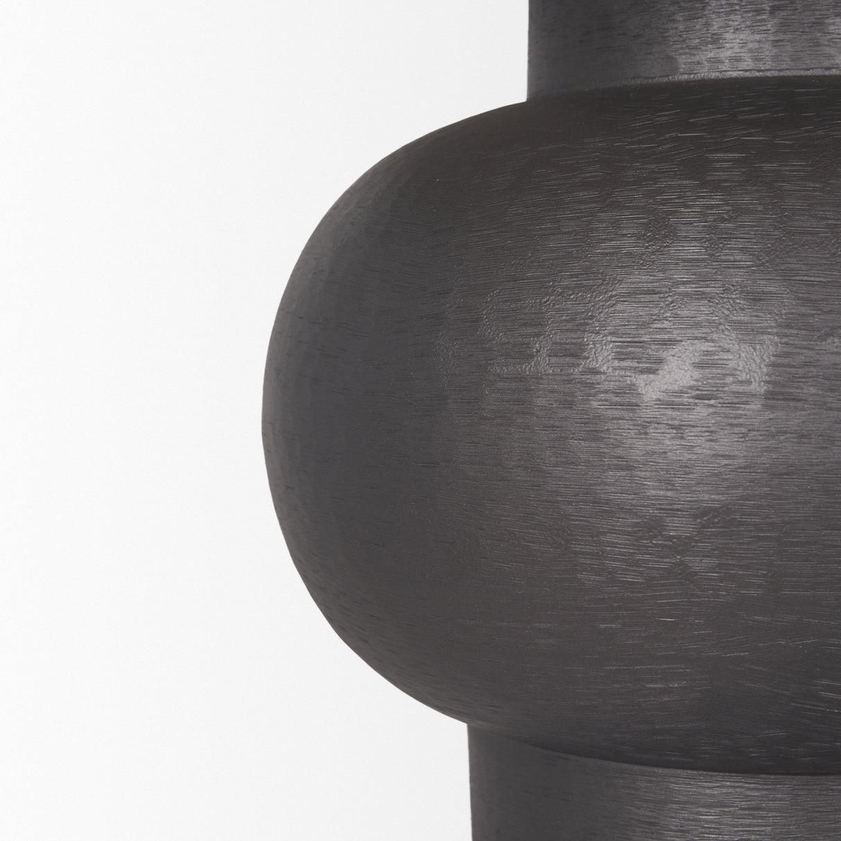 Salaah Black Brushed Metal w/ Beige Shade Table Lamp from Mercana - Luna Furniture