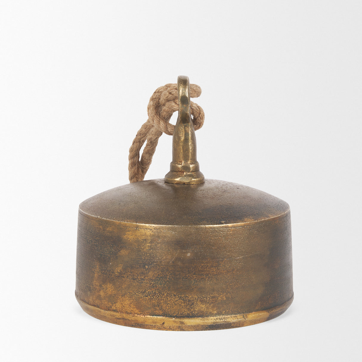 Quincy Large Gold Metal Decorative Bell Object from Mercana - Luna Furniture