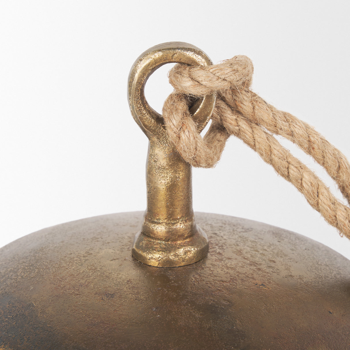 Quincy Large Gold Metal Decorative Bell Object from Mercana - Luna Furniture