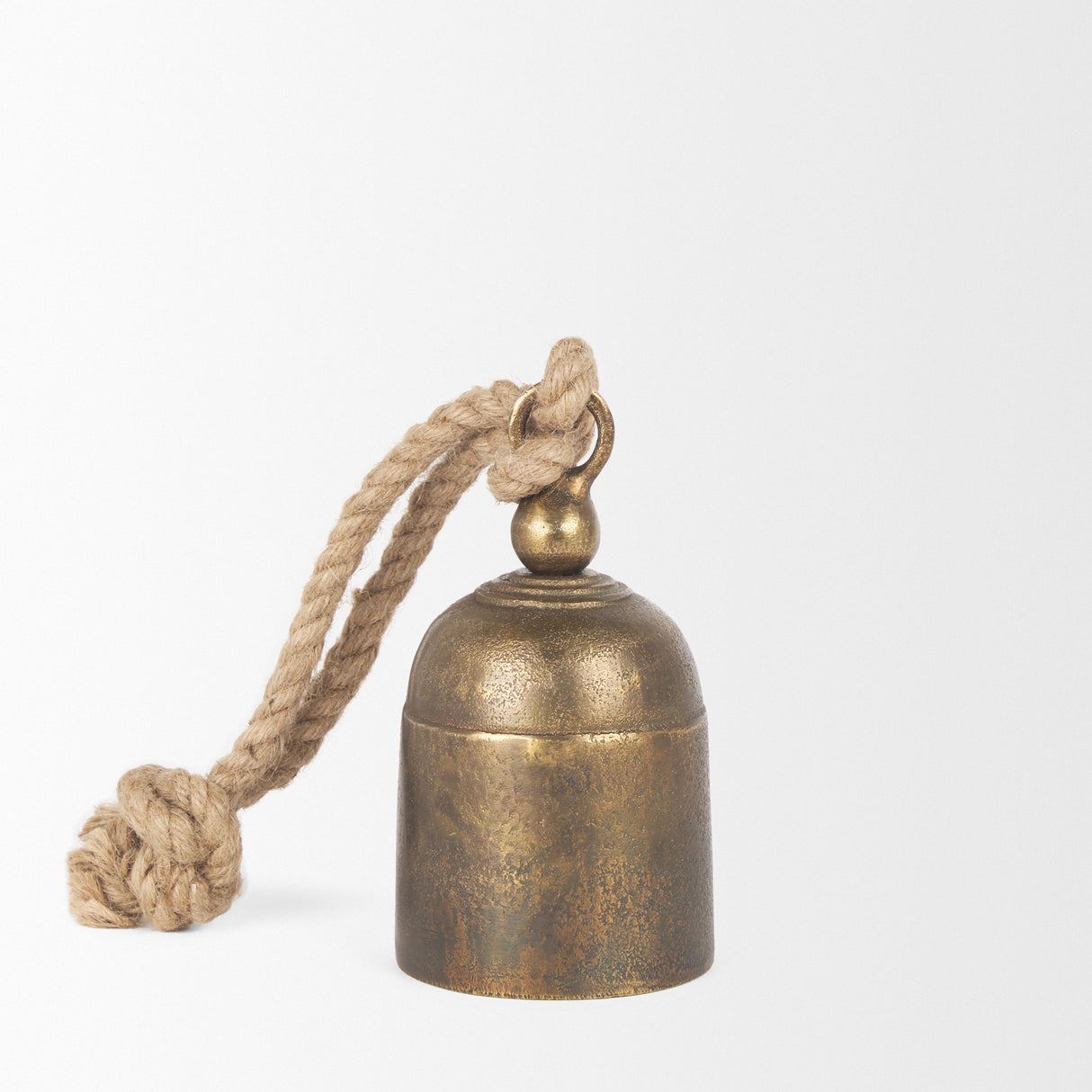 Quincy Small Gold Metal Decorative Bell Object from Mercana - Luna Furniture