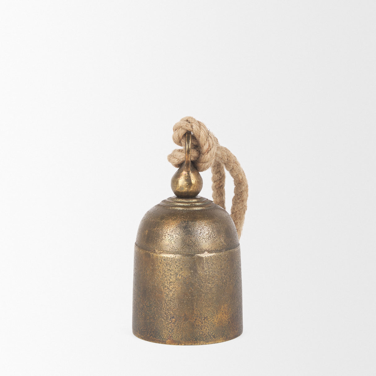 Quincy Small Gold Metal Decorative Bell Object from Mercana - Luna Furniture