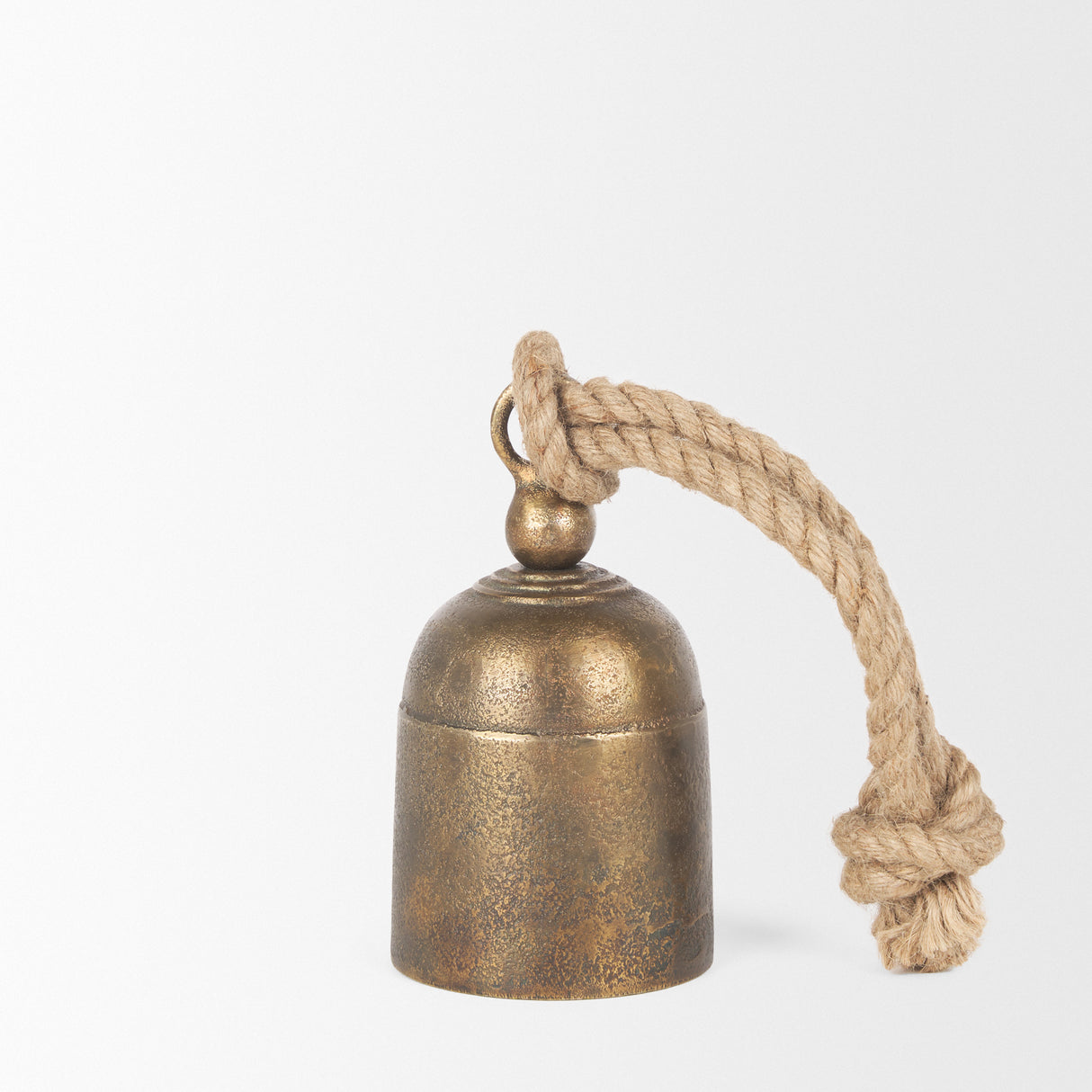 Quincy Small Gold Metal Decorative Bell Object from Mercana - Luna Furniture