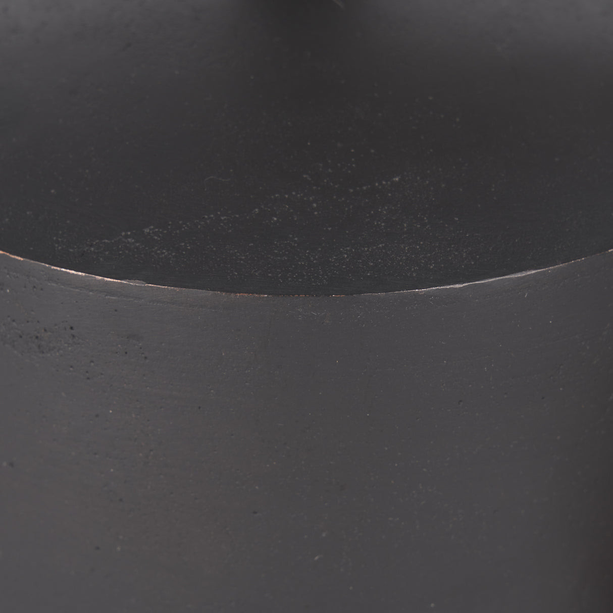 Quincy Large Matte Black Metal Decorative Bell Object from Mercana - Luna Furniture