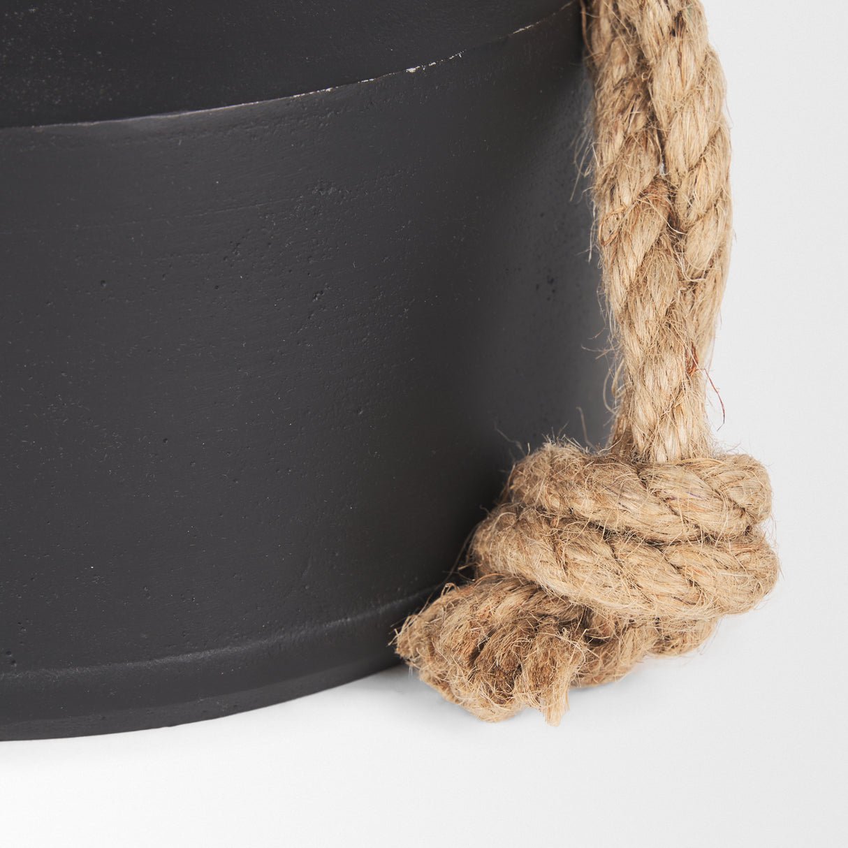 Quincy Large Matte Black Metal Decorative Bell Object from Mercana - Luna Furniture