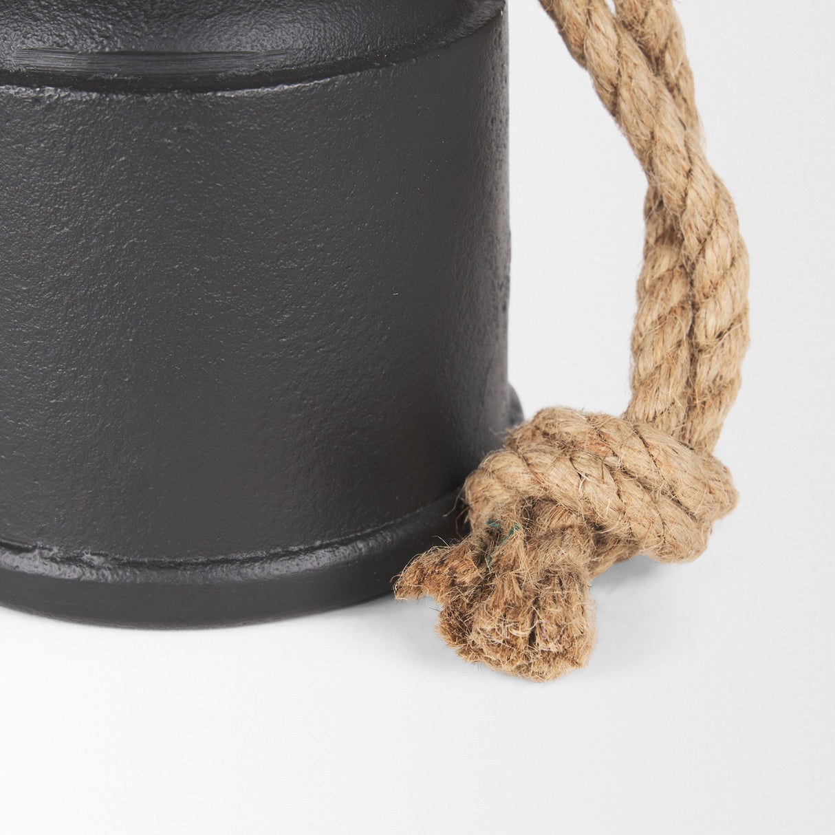 Quincy Medium Matte Black Metal Decorative Bell Object from Mercana - Luna Furniture