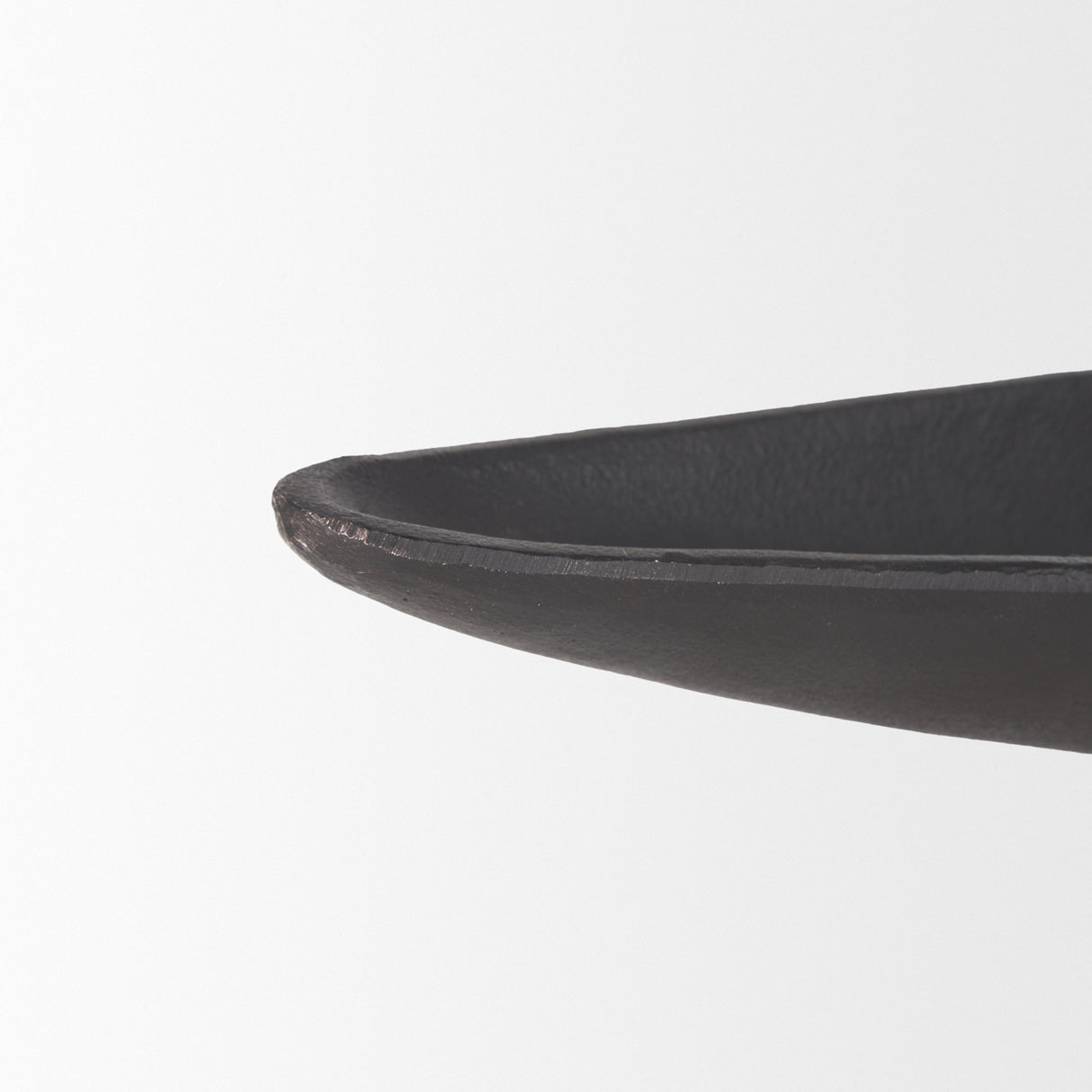 Piero Small Matte Black Metal Decorative Bowl from Mercana - Luna Furniture