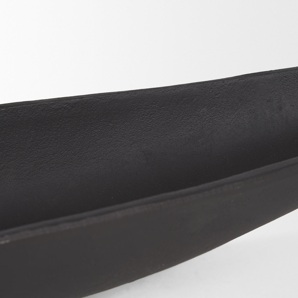 Piero Small Matte Black Metal Decorative Bowl from Mercana - Luna Furniture