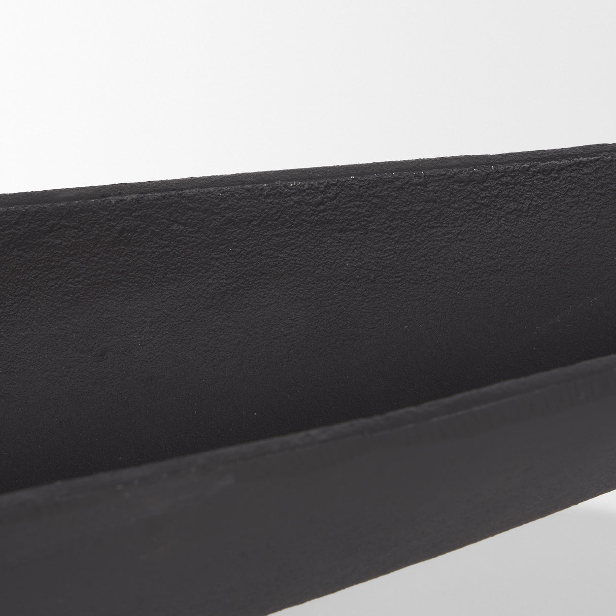 Piero Small Matte Black Metal Decorative Bowl from Mercana - Luna Furniture