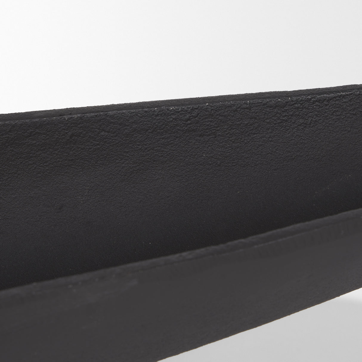 Piero Large Matte Black Metal Decorative Bowl from Mercana - Luna Furniture