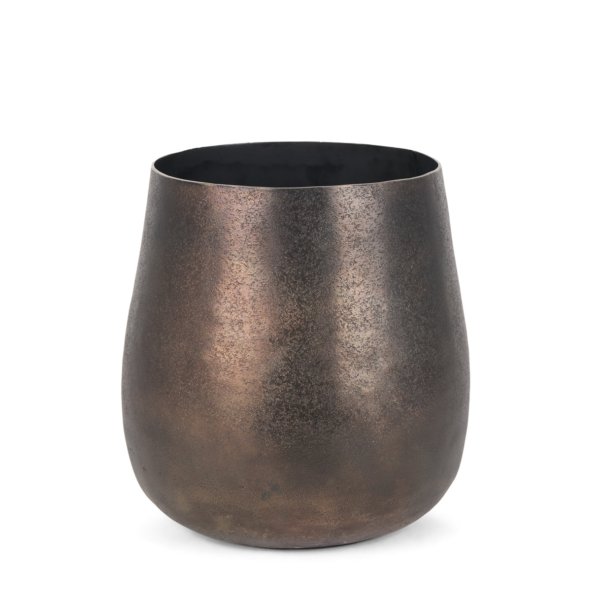Quade Small Gold Metal Planter from Mercana - Luna Furniture