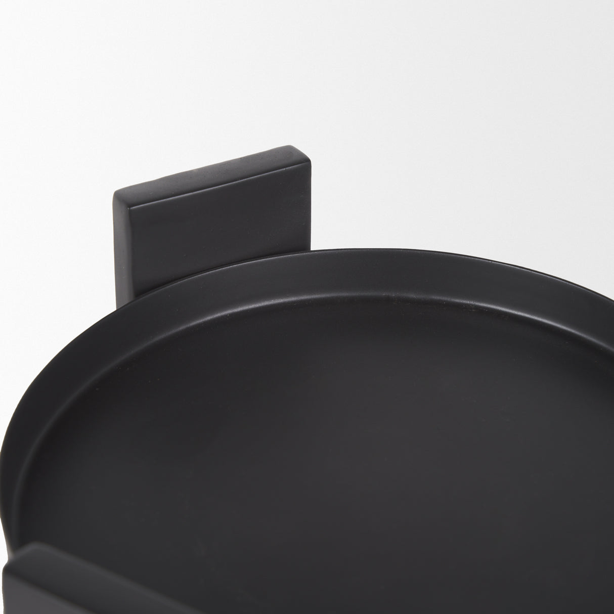 Price Small Matte Black-Brown Metal w/ Glass Hurricane Candle Holder from Mercana - Luna Furniture