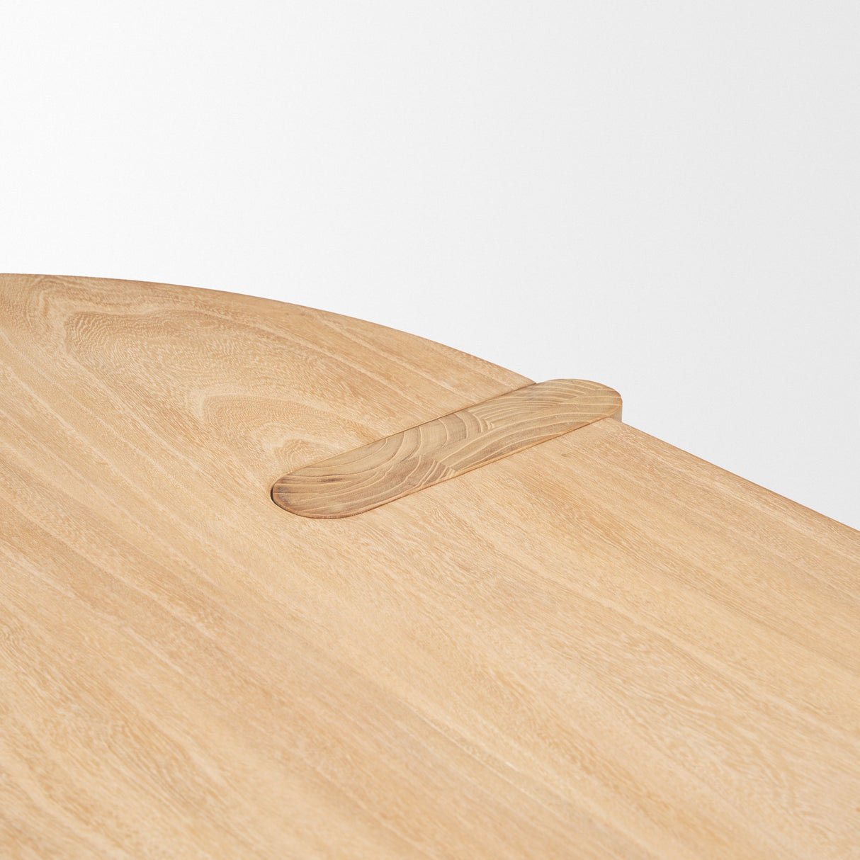 Sohan Light Brown Wood Oval Dining Table from Mercana - Luna Furniture