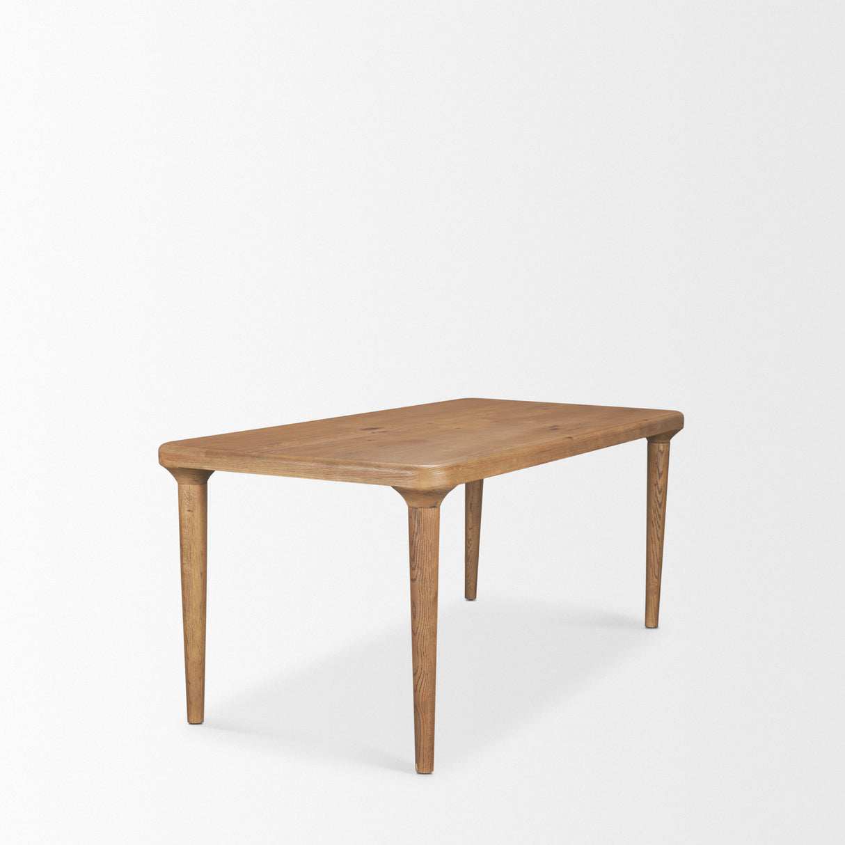 Suvan 72L Light Brown Rectangular Oak Wood Dining Table from Mercana - Luna Furniture