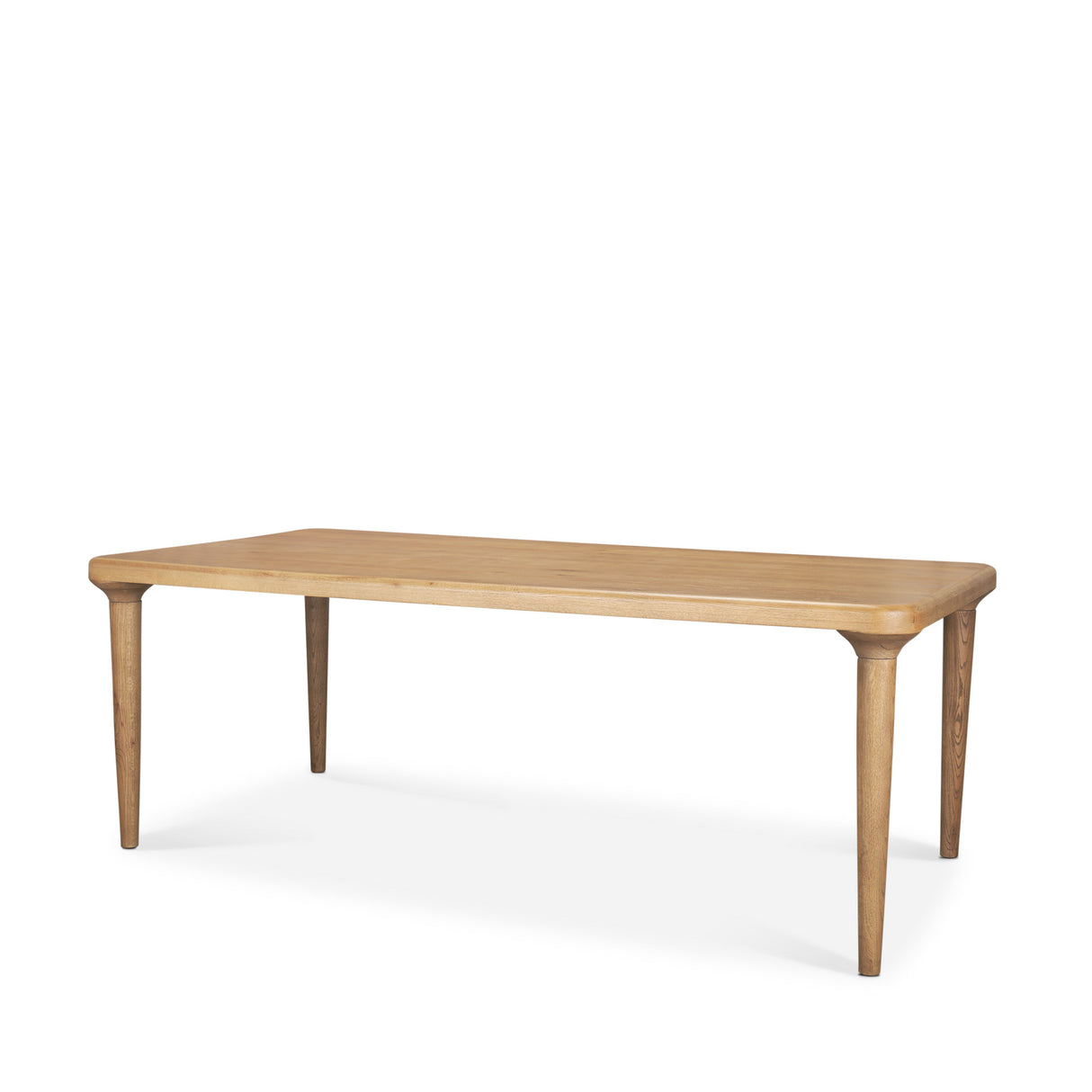 Suvan 84L Light Brown Rectangular Oak Wood Dining Table from Mercana - Luna Furniture