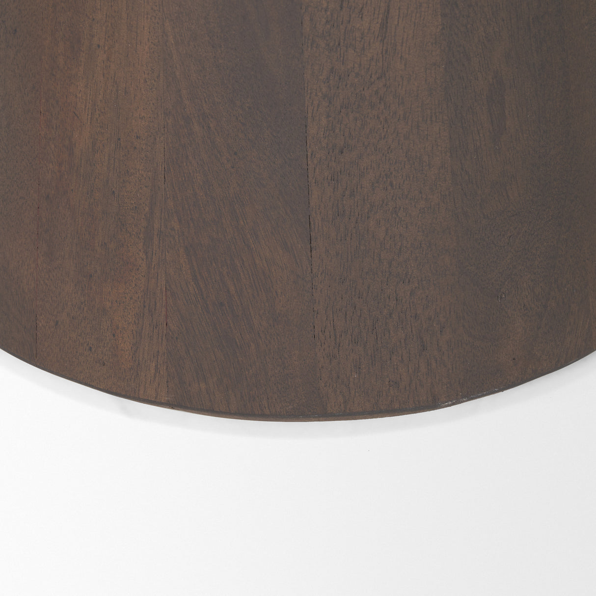 Takoda Dark Brown Wood Tapered Drum Accent Table from Mercana - Luna Furniture