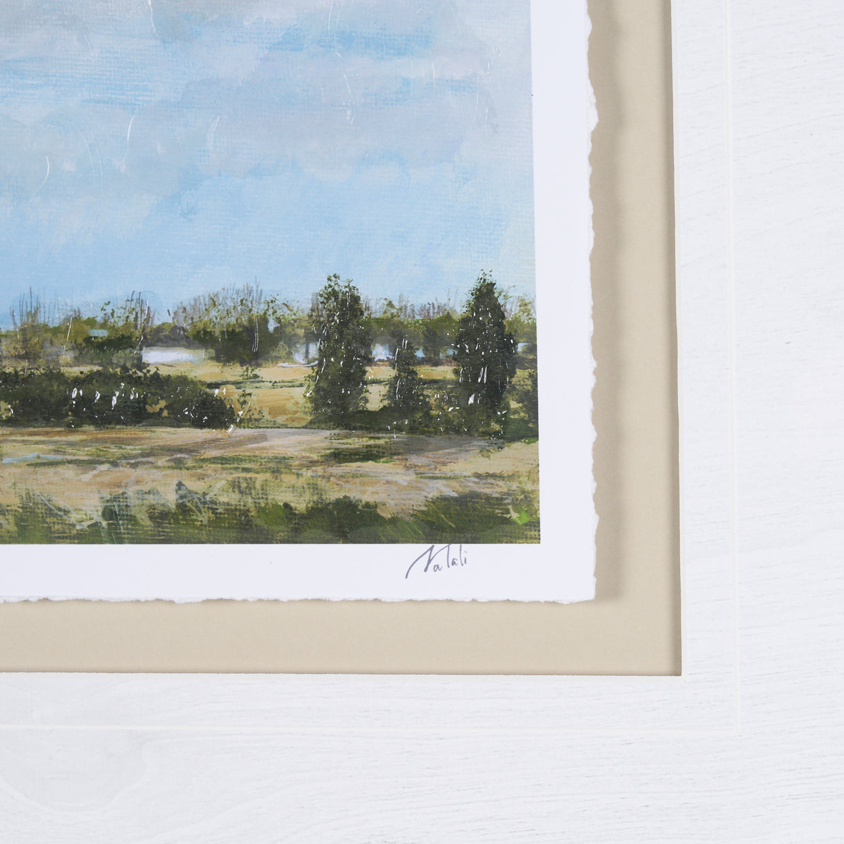 Driving With Mary I by Mercana Studio Hand Embellished Textured Framed Art Print Matted under Glass from Mercana - Luna Furniture