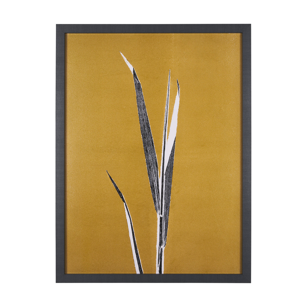 New Grasses 2 by Mary Margaret Briggs a Hand Embellished Textured Framed Art Print from Mercana - Luna Furniture