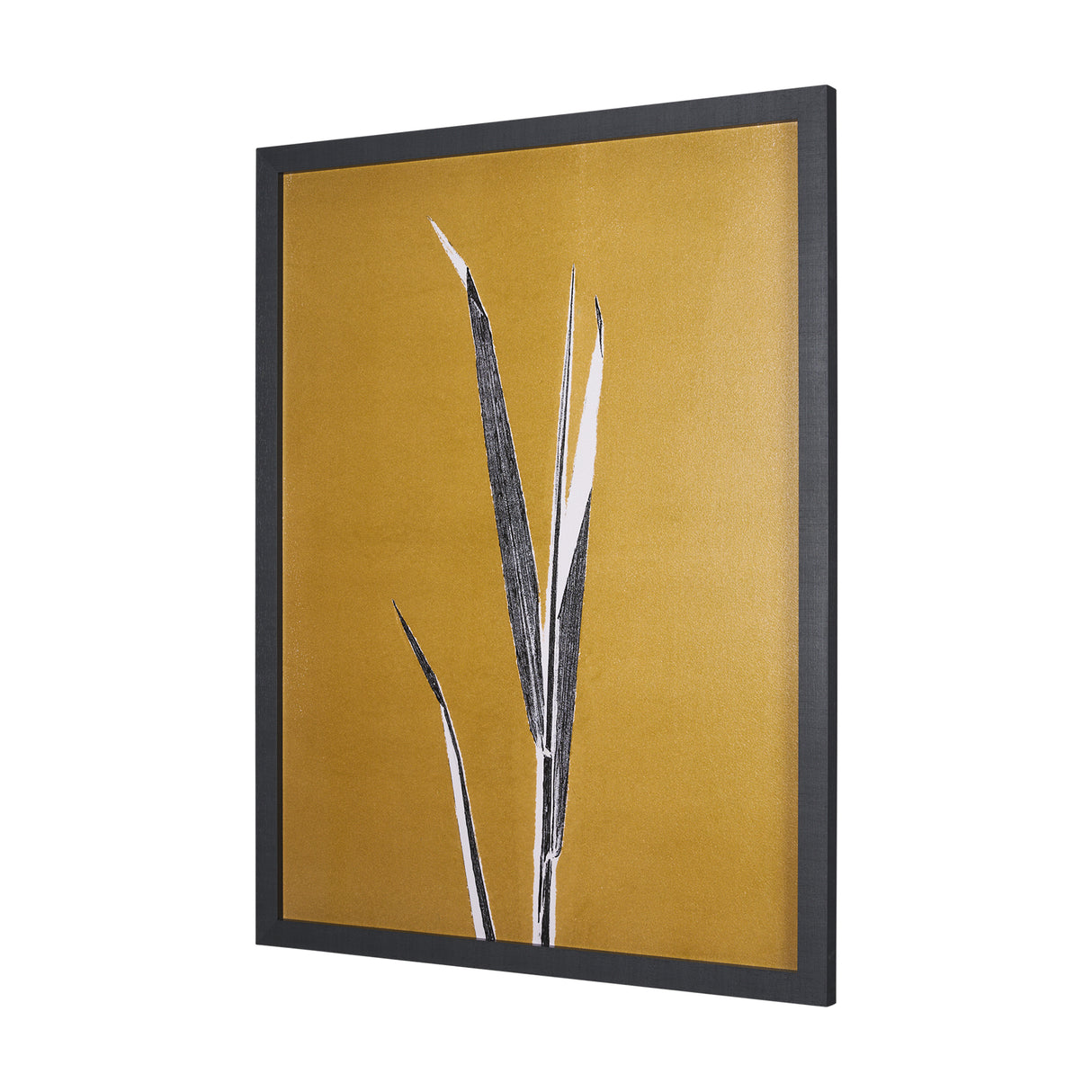 New Grasses 2 by Mary Margaret Briggs a Hand Embellished Textured Framed Art Print from Mercana - Luna Furniture