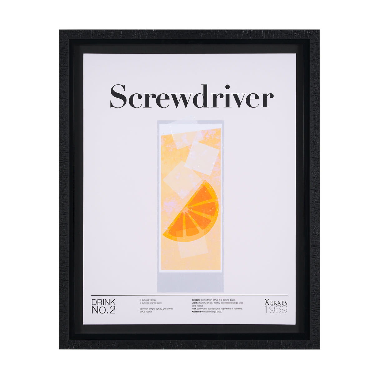 Screwdriver by Mercana Studio a Hand Embellished Textured Framed Art Print Matted under Glass from Mercana - Luna Furniture