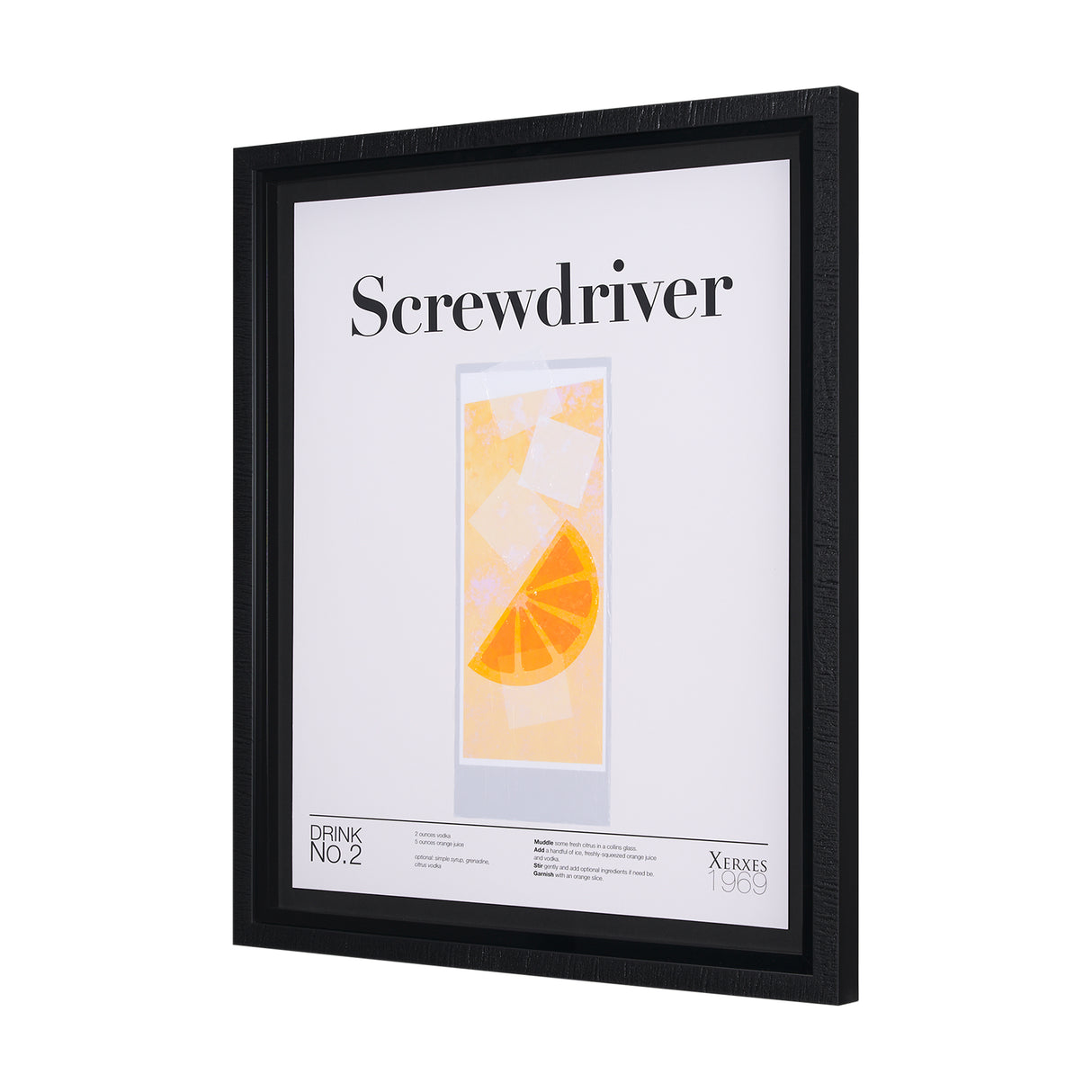 Screwdriver by Mercana Studio a Hand Embellished Textured Framed Art Print Matted under Glass from Mercana - Luna Furniture