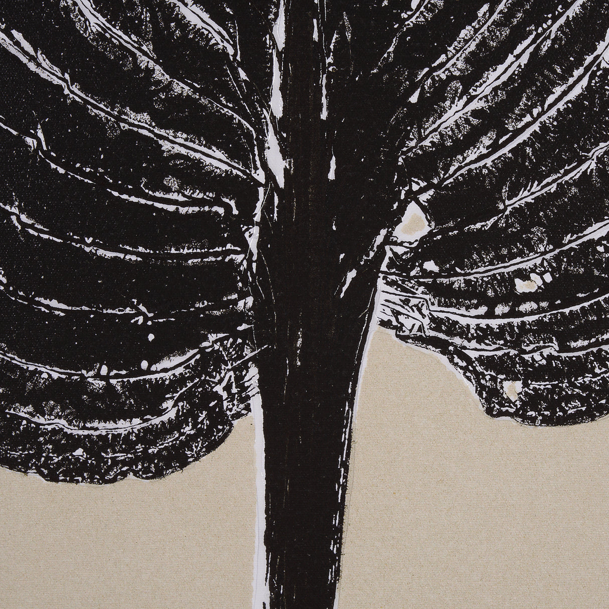 Hosta B by Mary Margaret Briggs a Hand Embellished Textured Framed Art Print from Mercana - Luna Furniture