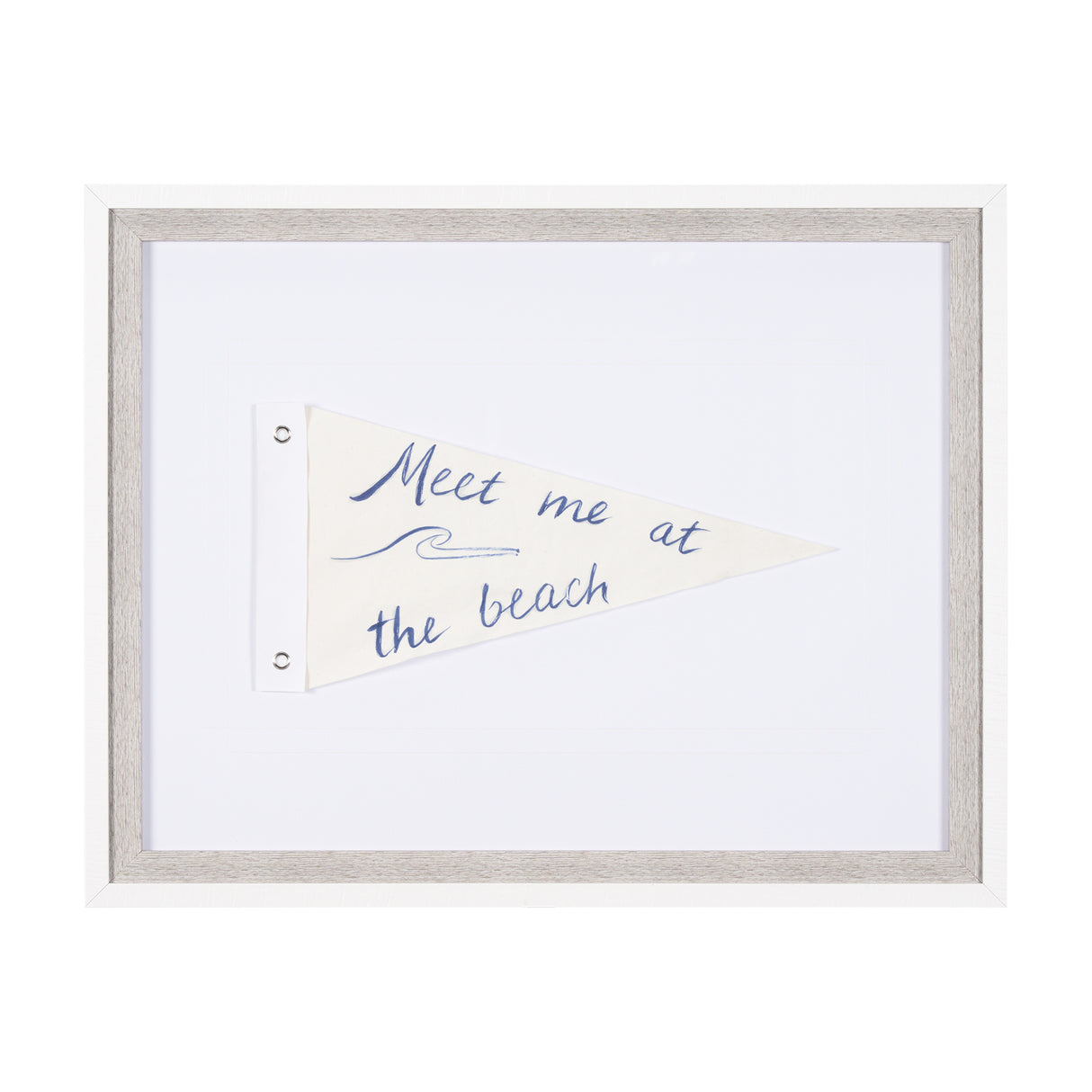 Meet Me at The Beach by Mercana Studio Hand Embellished Textured Framed Art Print Matted under Glass from Mercana - Luna Furniture
