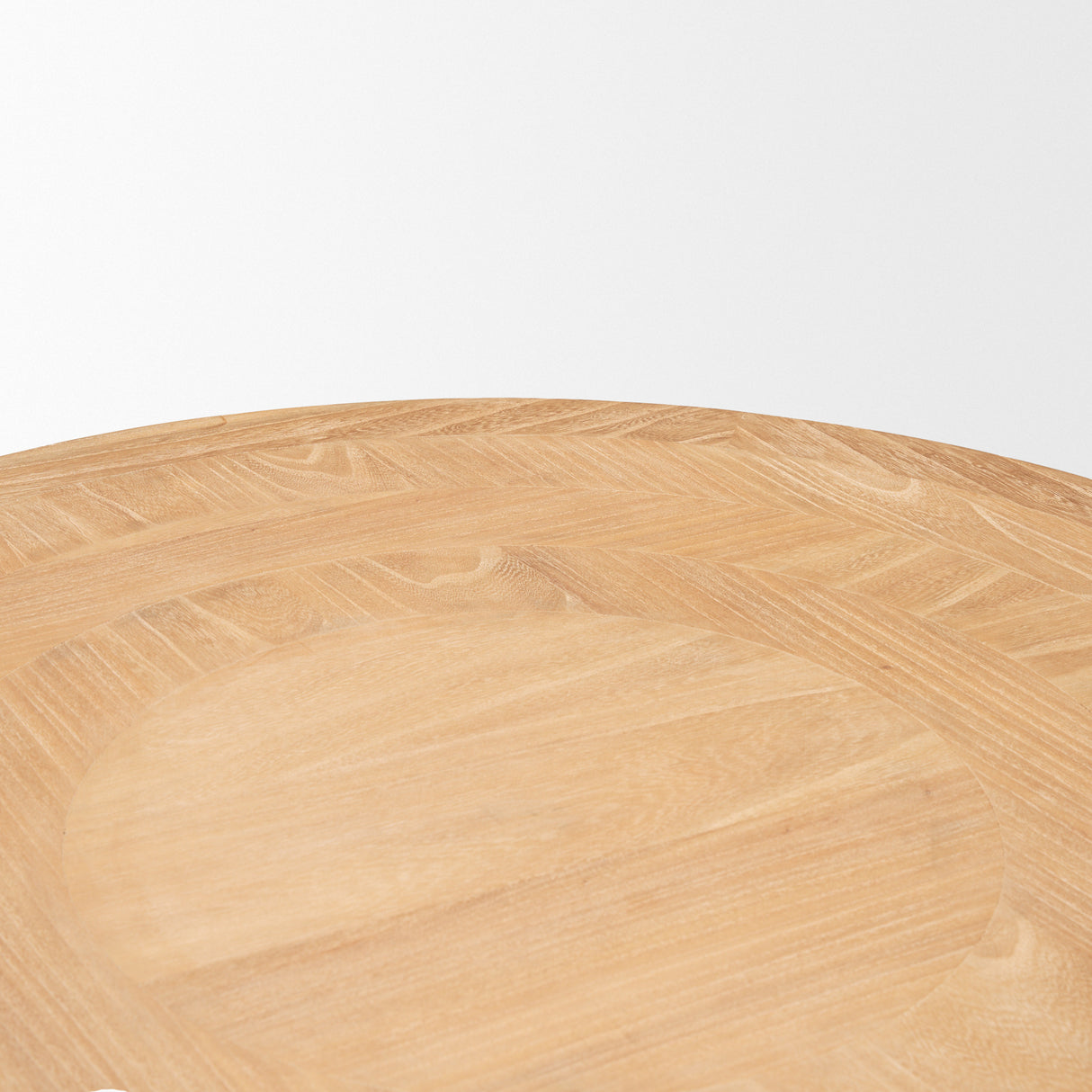 Taylin Light Brown Wood Round Coffee Table from Mercana - Luna Furniture