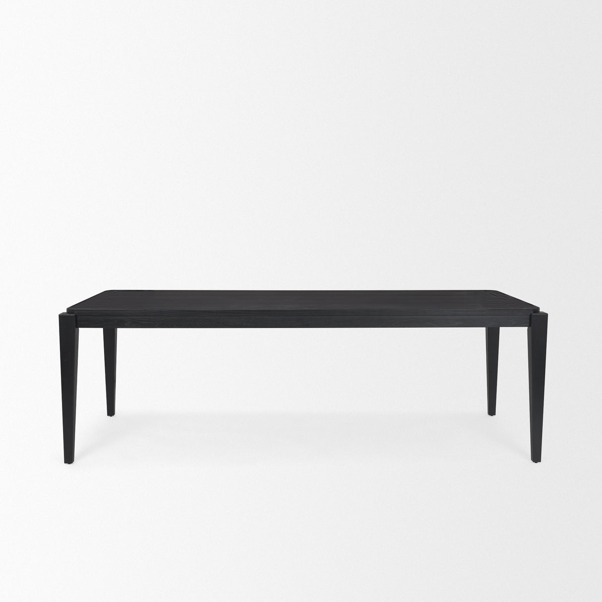 Teva Black Wood Rectangular 92" Dining Table from Mercana - Luna Furniture