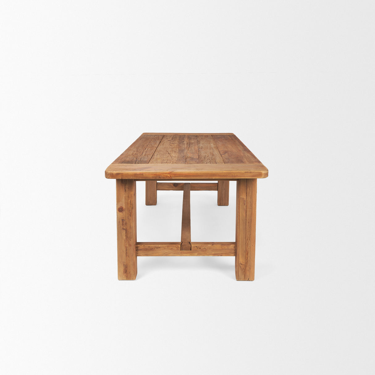 Stetson 94.5" Rectangular Natural Brown Wood Dining Table from Mercana - Luna Furniture