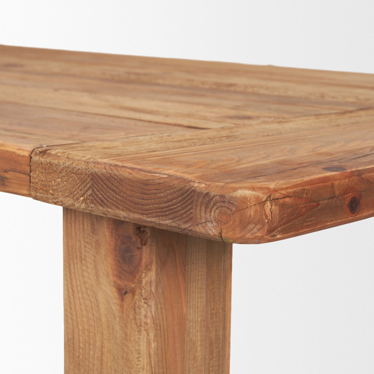 Stetson 94.5" Rectangular Natural Brown Wood Dining Table from Mercana - Luna Furniture